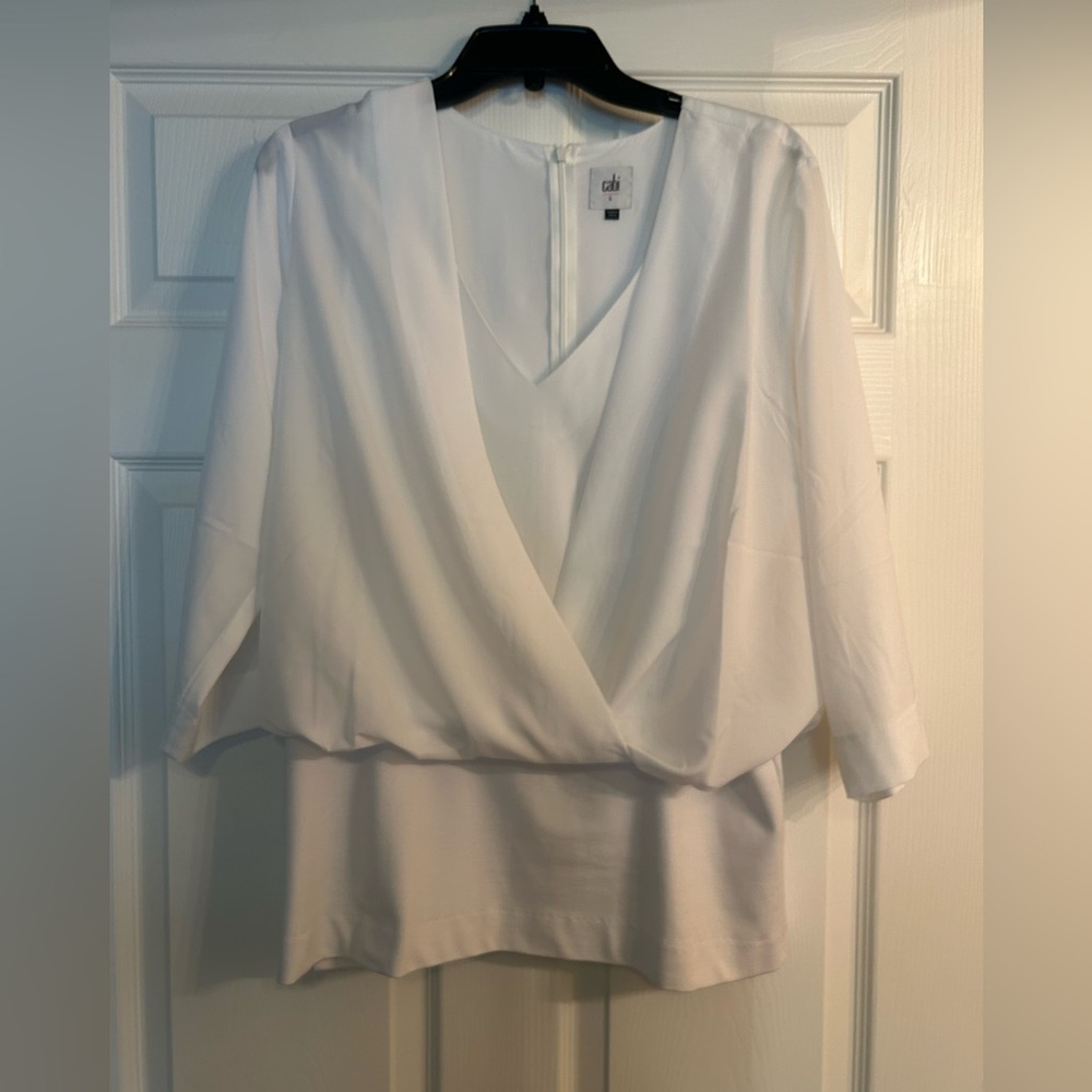 CAbi White Top size large